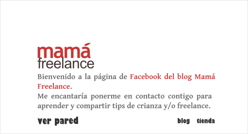 Página de entrada de Mamá Freelance en Facebook